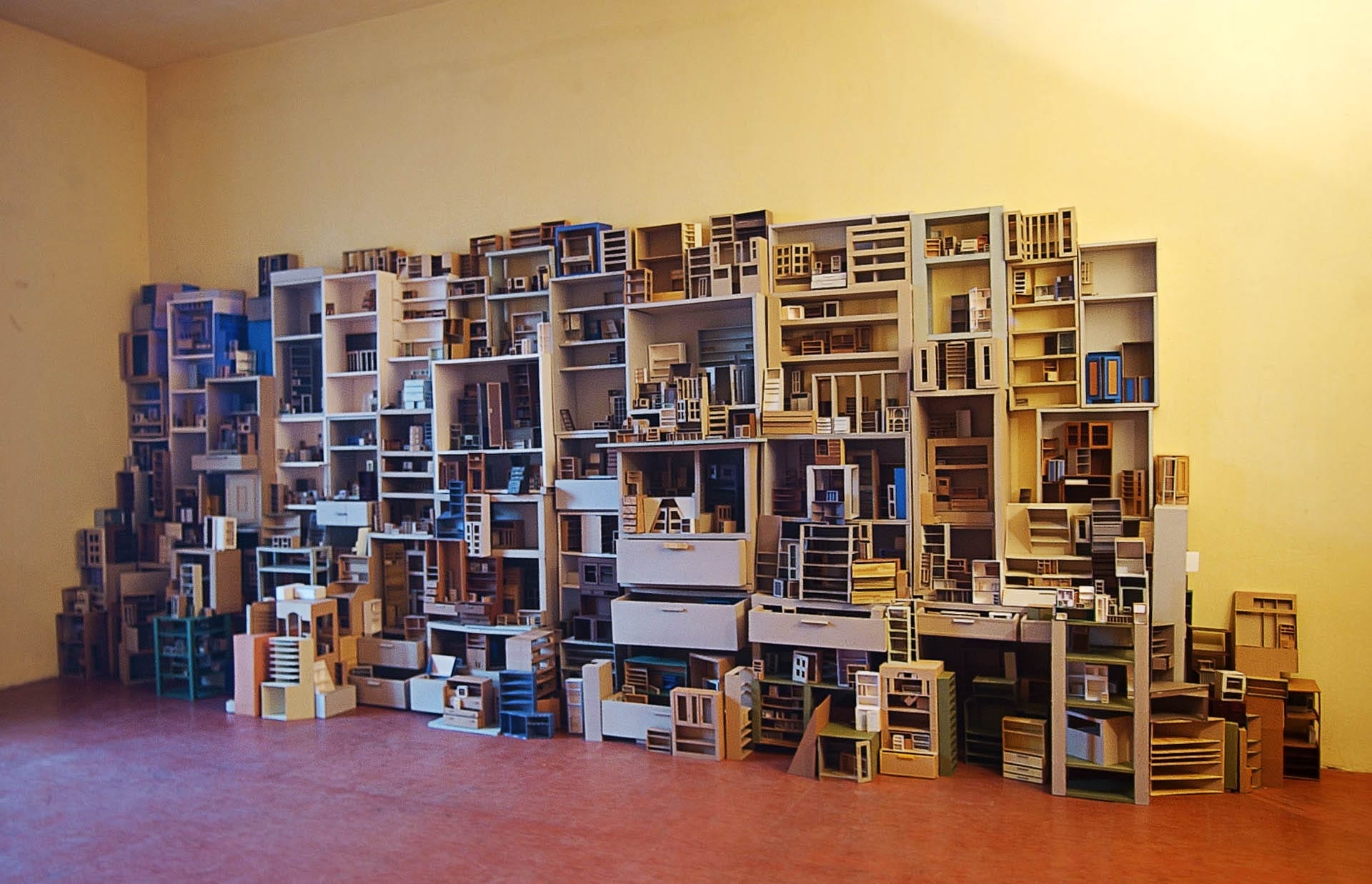 Zielinski.Photography - Images of artworks and culture - Berlin A room with a lot of boxes in it.