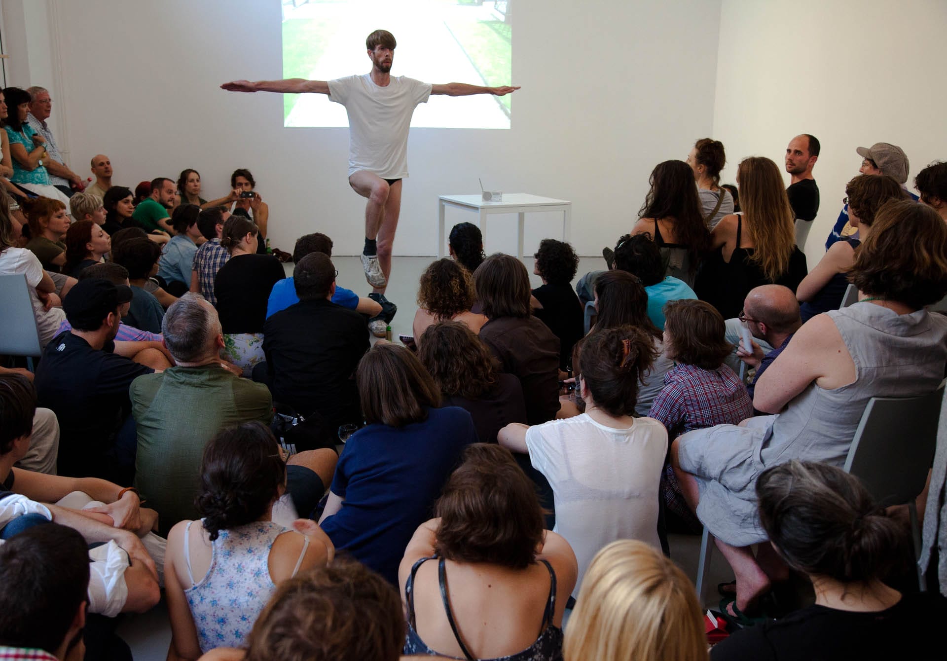 Performance by Ian White in Berlin 2010
