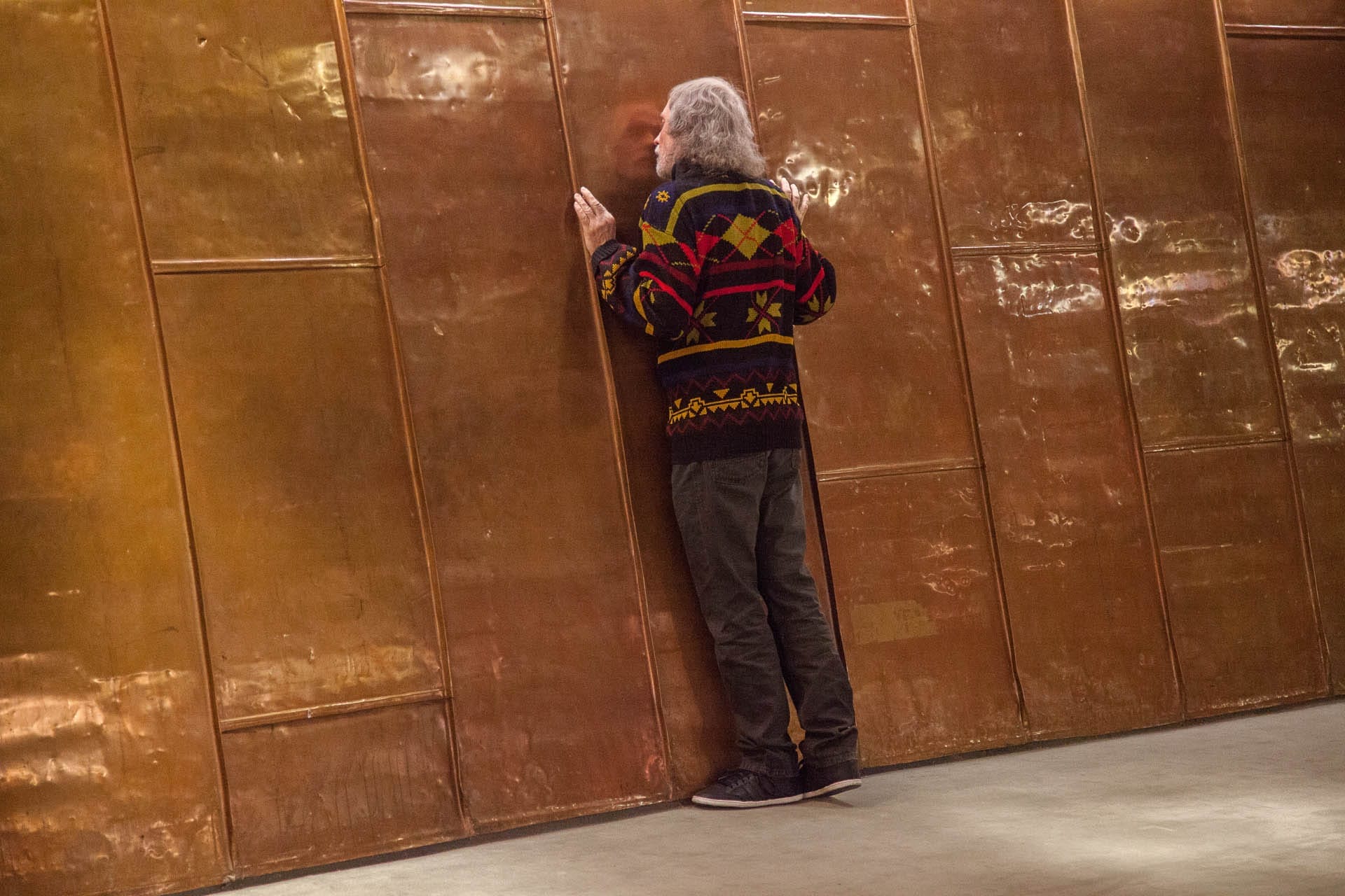 Performance by Jiri Kovanda in ADK Berlin 2015