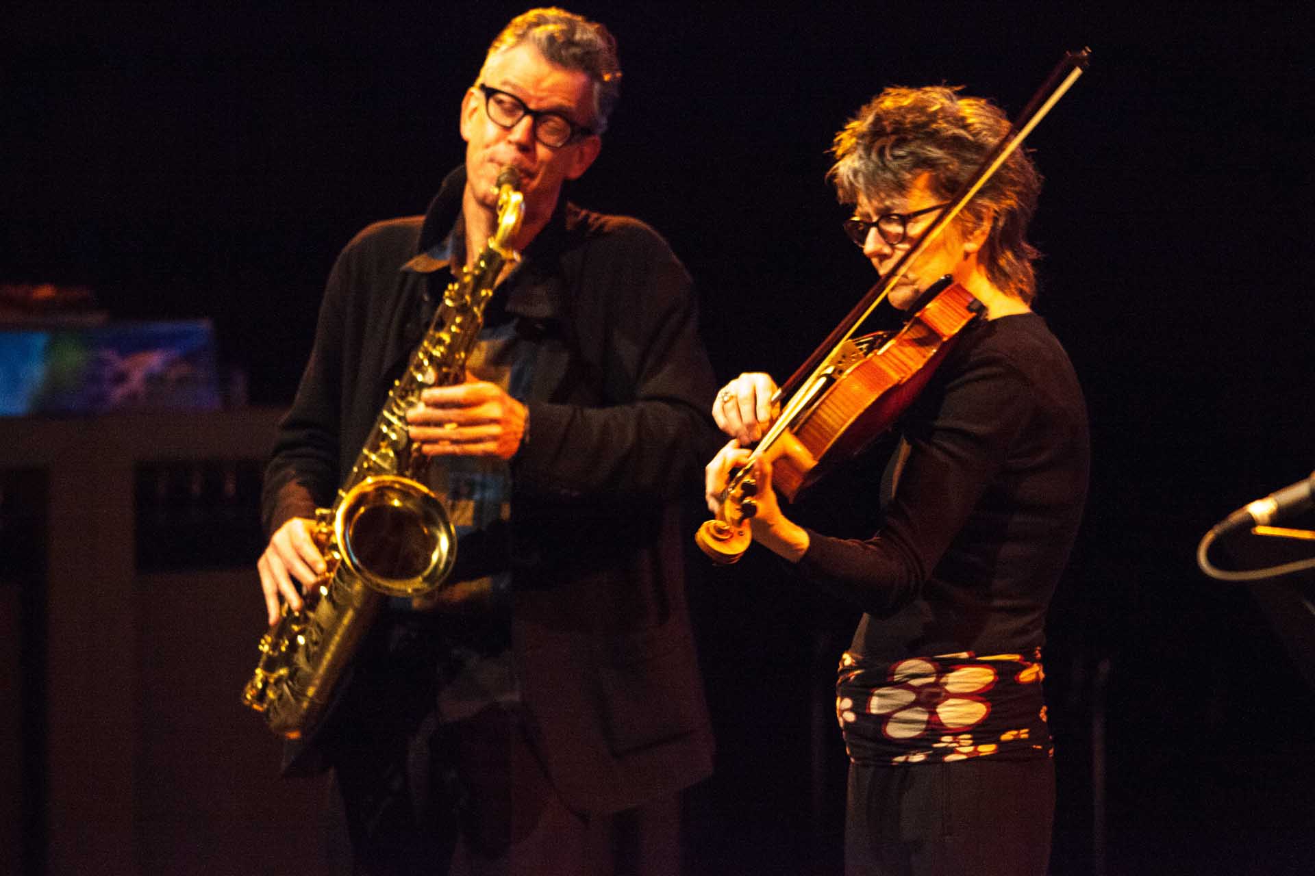Ig Henneman & Ab Baars performing in Schaubuhne, Berlin 2015